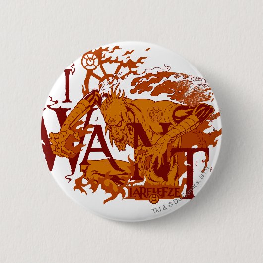 Badge Rond 5 Cm Larfleeze - Agent Orange 12 (Devant)