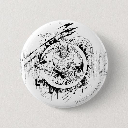 Badge Rond 5 Cm Larfleeze - Agent Orange 15 (Devant)