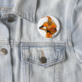 Badge Rond 5 Cm Larfleeze - Agent Orange 4 (En situation)