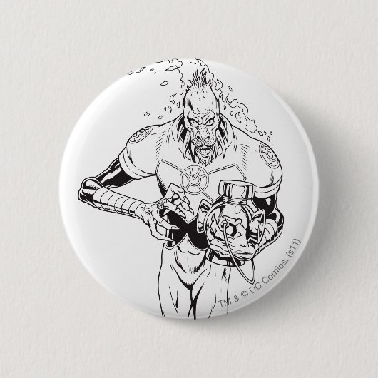 Badge Rond 5 Cm Larfleeze - Agent Orange 6 (Devant)