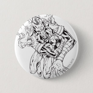 Badge Rond 5 Cm Larfleeze - Agent Orange 9