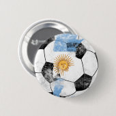 Badge Rond 5 Cm L'Argentine a affligé le football (Devant & derrière)