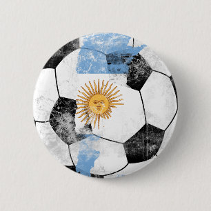 Badge Rond 5 Cm L'Argentine a affligé le football