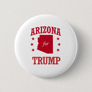 BADGE ROND 5 CM L'ARIZONA POUR DONALD TRUMP