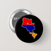 Badge Rond 5 Cm L'Arménie fraîche (Devant & derrière)