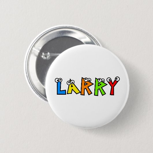 Badge Rond 5 Cm Larry (Devant & derrière)
