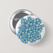 Badge Rond 5 Cm L'art de MYOSOTIS (Devant & derrière)