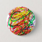 Badge Rond 5 Cm L'art inspiré par Basquiat de Mila (Devant)