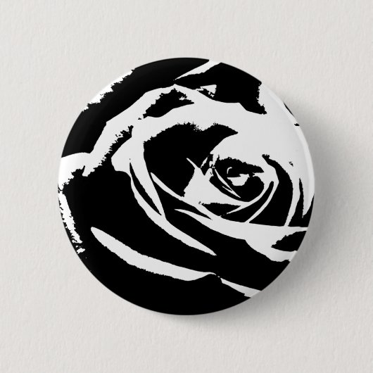 Badge Rond 5 Cm L'art Rose poststérilisé (Devant)
