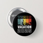 Badge Rond 5 Cm Las Vegas 2025 (Devant & derrière)