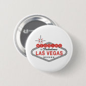 Badge Rond 5 Cm Las Vegas fabuleux épousant le modèle (Devant & derrière)