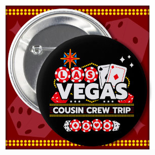 Badge Rond 5 Cm Las Vegas Vacances Cousin Crew Las Vegas