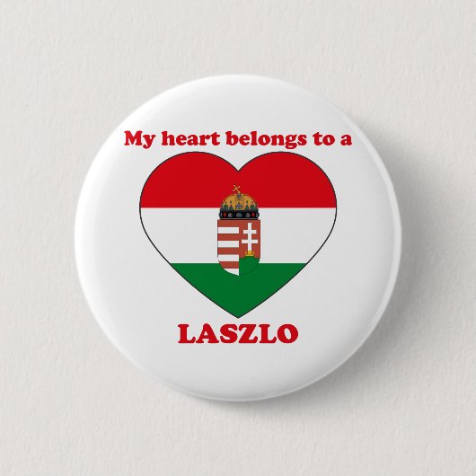 Badge Rond 5 Cm Laszlo (Devant)