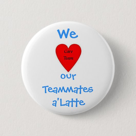 Badge Rond 5 Cm Latte 1 mis à jour (Devant)