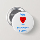 Badge Rond 5 Cm Latte 1 mis à jour (Devant & derrière)