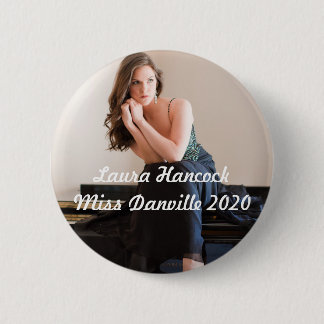 Badge Rond 5 Cm Laura Miss Danville