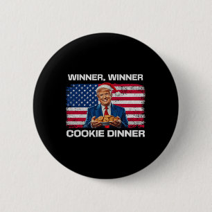 Badge Rond 5 Cm Lauréat du dîner Cookie Dinner Funny Trump 2024 47