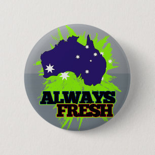 Badge Rond 5 Cm L'Australie toujours fraîche
