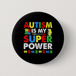 Badge Rond 5 Cm L'autisme est ma Sensibilisation sur l'autisme de 