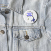 Badge Rond 5 Cm L'autisme/pensent dans les images (En situation)