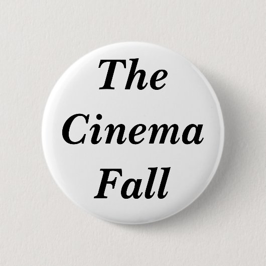 Badge Rond 5 Cm L'automne de cinéma (Devant)