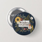 Badge Rond 5 Cm L'automne IV Romance | nous appartenons ensemble (Devant & derrière)