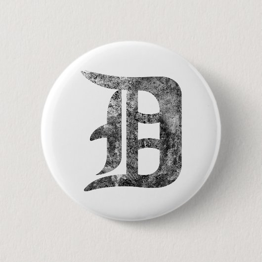 Badge Rond 5 Cm Lavage de Detroit D (Devant)