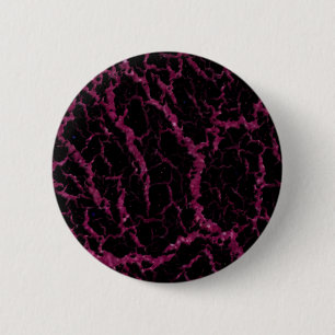 Badge Rond 5 Cm Lave de l'espace fissuré - Parties scintillant Fus