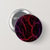 Badge Rond 5 Cm Lave de l'espace fissuré - violet/rouge (Devant & derrière)