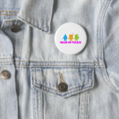 Badge Rond 5 Cm laver les gens (En situation)