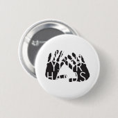 BADGE ROND 5 CM LAVEZ-VOUS LES MAINS (Devant & derrière)