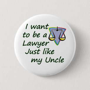 Badge Rond 5 Cm L'avocat aiment l'oncle