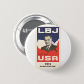BADGE ROND 5 CM LBJ (Devant & derrière)