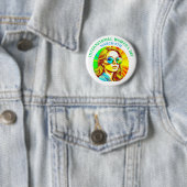 Badge Rond 5 Cm Le 8 mars est la Journée internationale de la femm (En situation)