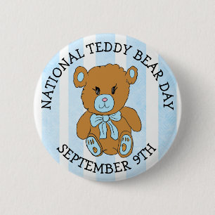 Badge Rond 5 Cm Le 9 septembre est le jour férié national de la fê