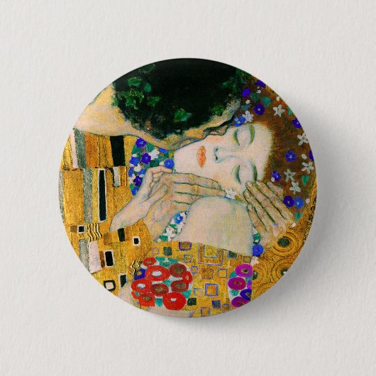 Badge Rond 5 Cm Le baiser de Gustav Klimt (Devant)