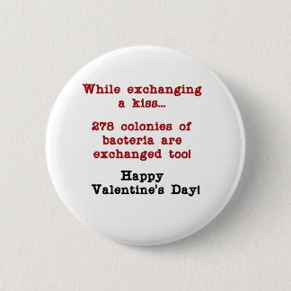 Badge Rond 5 Cm Le baiser en difficulté de Valentine