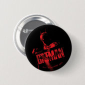 Badge Rond 5 Cm Le Batman Cape & Logo (Devant & derrière)