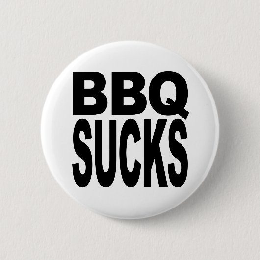 Badge Rond 5 Cm Le BBQ suce (Devant)