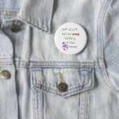 Badge Rond 5 Cm Le bébé écoute ! (En situation)