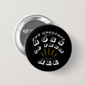 Badge Rond 5 Cm Le Boss Le Plus Bossier De Tous (Devant & derrière)