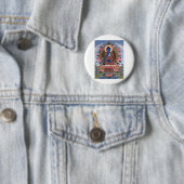 Badge Rond 5 Cm Le Bouddha (En situation)