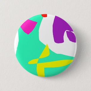 Badge Rond 5 Cm Le bout et le premier message en peintures