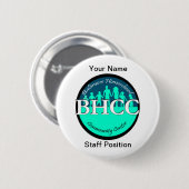 Badge Rond 5 Cm Le bouton BHCC du professeur (Devant & derrière)