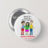 Badge Rond 5 Cm Le bouton craintif incroyable de despote (Devant & derrière)