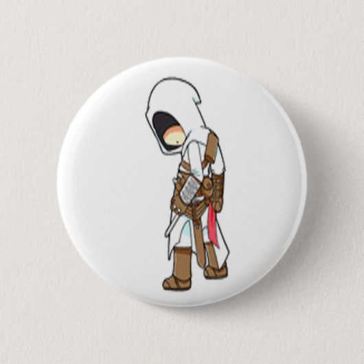 Badge Rond 5 Cm Le bouton d'assassin (Devant)