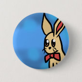 Badge Rond 5 Cm Le bouton de lapin (Devant)
