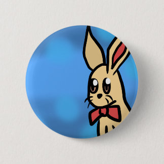 Badge Rond 5 Cm Le bouton de lapin