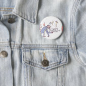 Badge Rond 5 Cm Le bouton de l'interne (En situation)