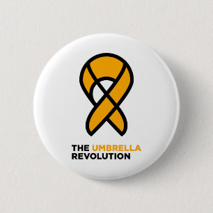 Badge Rond 5 Cm Le bouton de révolution de parapluie - taille
